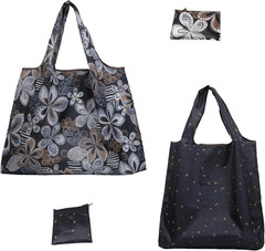 2-Piece Reusable Grocery Bags,Shopping Bags,Grocery Bags Reusable Shopping 60+Po