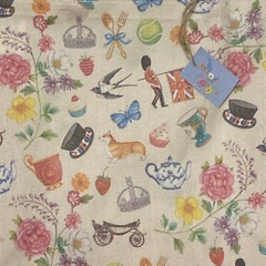 Royal Collection Trust Buckingham Palace Jute Bag Queen Elizabeth Corgi Summer
