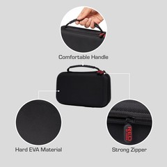 RED by Kiss Men Grooming Portable Organizer 9.25″ X 5.5″ X 2.75″, Black