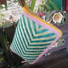 Grocery Shopping Tote Bag Foldable Handmade Natural Materials Eco-Friendly Vegan