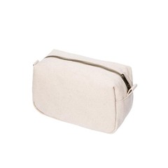 YONBEN Organizer Bag -Lightweight Cosmetic with Ring Clasp, Beige/Canvas