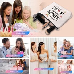 CEASQVAA Christian Gifts for Women Friends Makeup Bag, friend