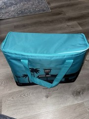 Trader Joe’s Magenta Teal Reusable Insulated Shopping Bag 8 Gallon