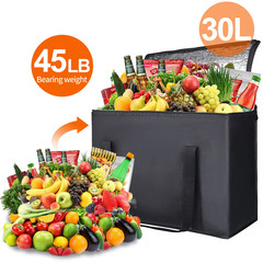 2-Pack Insulated Reusable Grocery Bag Heavy Duty Thermal Tote, X-Large for Froze