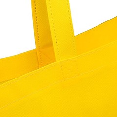 Non-Woven Shopping Bags Reusable Gift & Promotional Bag Wholesale 100pack Yellow