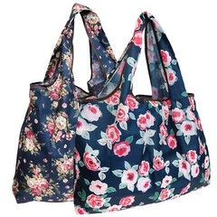 Wrapables Eco-Friendly Large Nylon Reusable Shopping Bags (Set of 2)