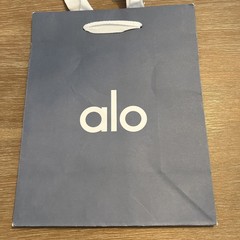 Alo Yoga Recycled Shopping Tote Bags Gray Blue Gym Lunch 10x8x4 Lot Of 5 Bags