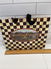 Lot Of 4 Mackenzie Childs Small, Med & Large Original Shopping Bags 2018