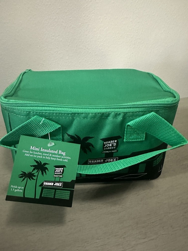 Trader Joe’s Holiday Green Insulated Mini Bag