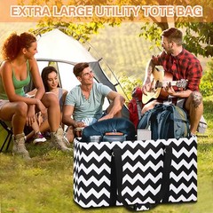 Stand Up Extra Large Utility Tote Bag with Metal Wire Frame Thirty One Utilit…