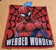Marvel Comics Spiderman 🕷️Eco Red Shopping/Gift Tote Bag with Handles 🆕🆓Ship!