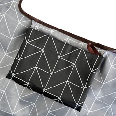 Wrapables Large & Small Foldable Tote Nylon Reusable Grocery Bags, Set of 2
