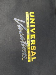 Universal Resorts Vacations Reusable Thick Bag Black