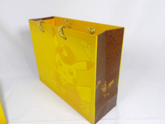 Pikachu Stationmaster Paper Tote Bag Set of 3 Pokemon Center Limited in Japan