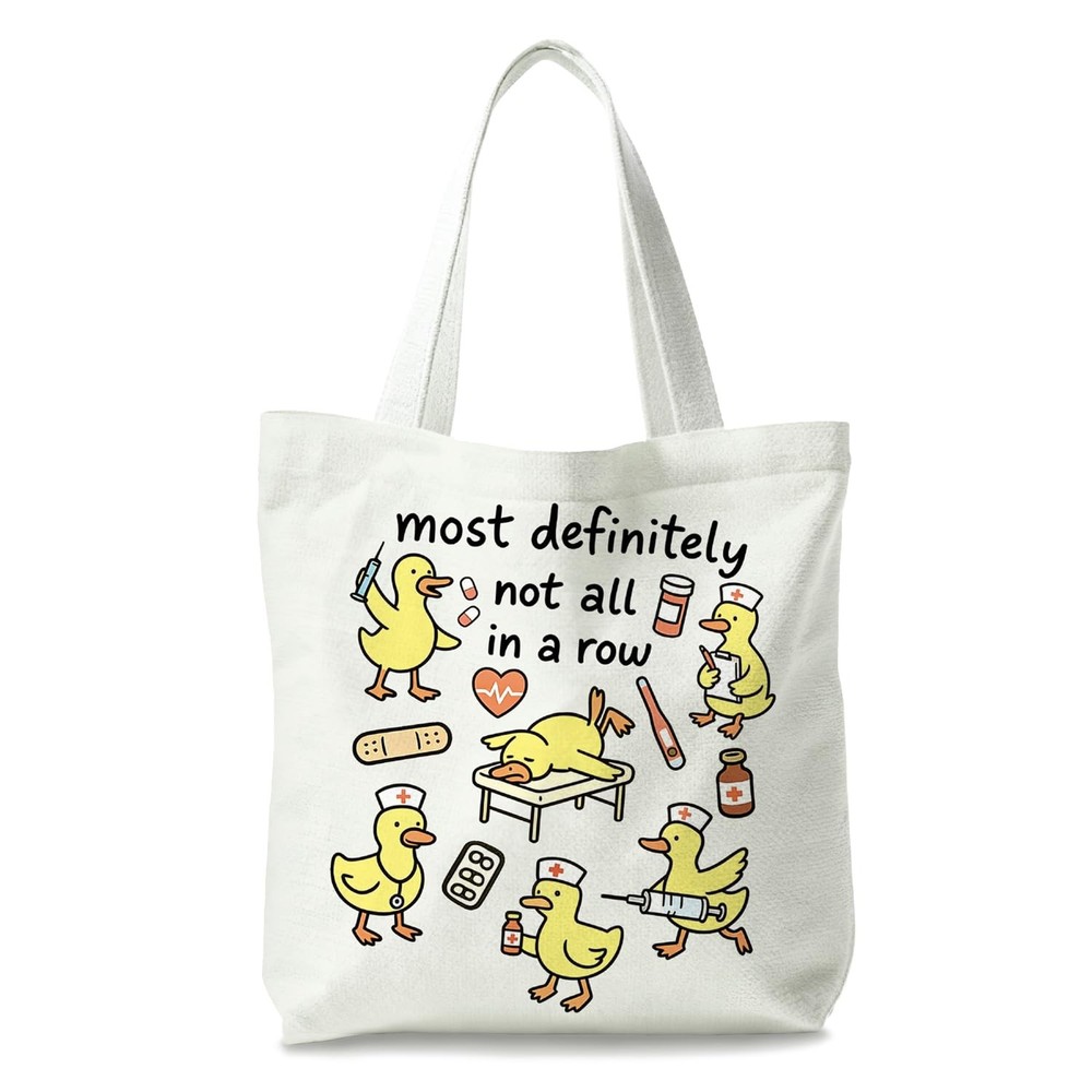 Nurse Tote Bags.Tote Bags for Woman, Gift for Nurses, Reusable Foldable Bags