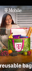 T Mobile Tuesday Large Zip-Top Reusable Bag