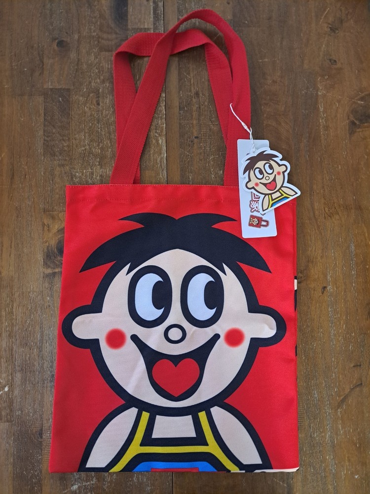 Want Want Snacks Hot Kid Logo Red Taiwanese Snack Brand Reusable Tote Bag