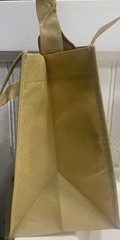 Cracker Barrel Old Country Store Logo Tan Small Cloth Bag W/Handles 8” X 5.5”