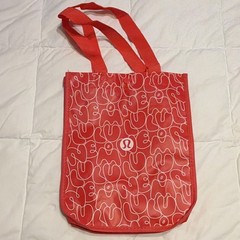 Red Bubble Letter Lululemon Reusable Bag | Small Size 9×12 | Spring 2025