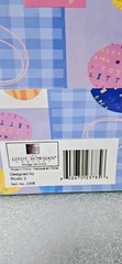 Lindy Bowman Baby Gift Bag Extra Large ABC Design Blue Hearts Baby Shower Bag