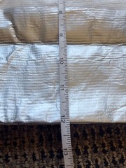ATHLETA Silver Logo REUSABLE Tote BAG Eco LUNCH Gym YOGA Shopping
