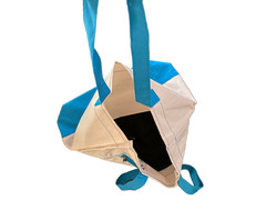 Poseidon’s Pantry Reusable Shopping Bag Outside Zip Pocket Chincoteague Island