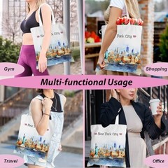 Jeilink New York Souvenirs and Gifts Beach Weekender Tote New York City 1192