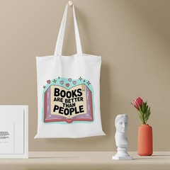 Book Lovers Gifts Canvas Tote Bag, Bookish Gifts Tote Bag for Women Reading L…