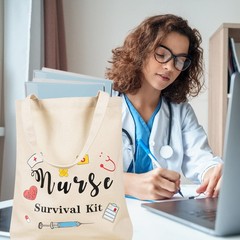8 Pieces Nurse Appreciation Gifts Nurses Week Gifts Nurse Tote Bags Multi-pur…