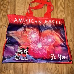 American Eagle Disney Be You Tote Mickey Starburst Reusable Shopping Bag