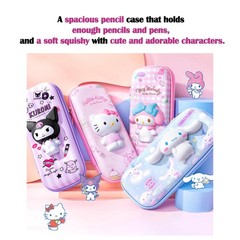 priming water Lovely anime character pouch, travel makeup Pink ribbon cat