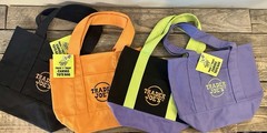 Trader Joe’s Halloween Limited Mini Canvas Tote Bag Set of 4 – New