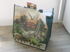 New JURASSIC PARK Legacy Reusable Shopping Bag / Tote / Gift Bag 13″x 12″x7″New