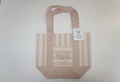Trader Joe’s Striped Mini Multicolor Canvas Tote Bags (Set of 4)