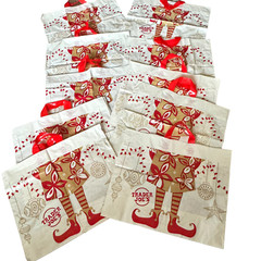 Trader Joes Christmas Elf Grocery Bags Lot of 10 Plastic Eco Reusable Germany