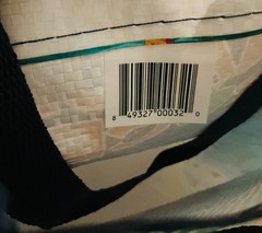 NWT Small Natural Grocers Bag Reusable Shopping Tote Heavy Duty 9” x 12”