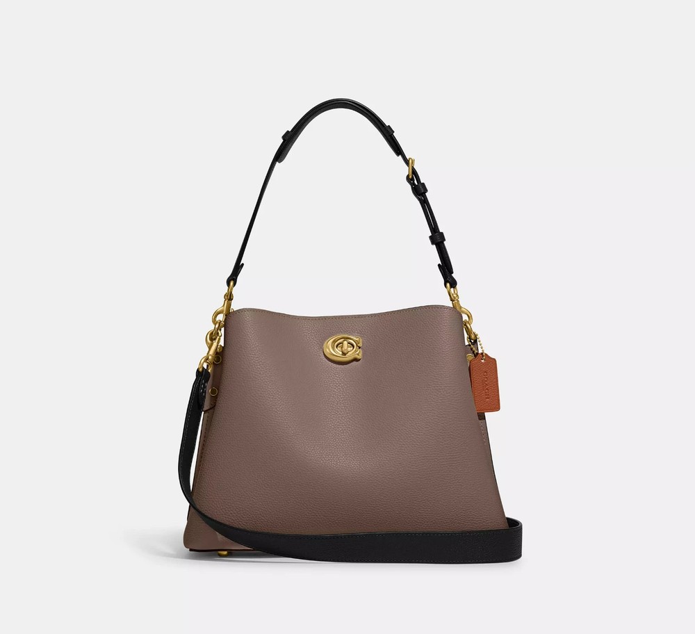 NEW Willow shoulder bag colorblock Dark Stone C2590