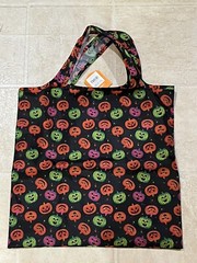 2024 TARGET HYDE & EEK BOUTIQUE REUSABLE COLORFUL PUMPKINS HALLOWEEN TOTE BAG