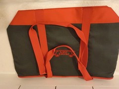 Brand New Trader Joe’s Black/Red Insulated Reusable 7 Gallon NWT In Stock!
