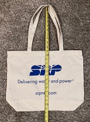 Canvas Tote SRP Arizona Logo 14 x 5.5”Reusable Shopping Bag is 15” plus Handles