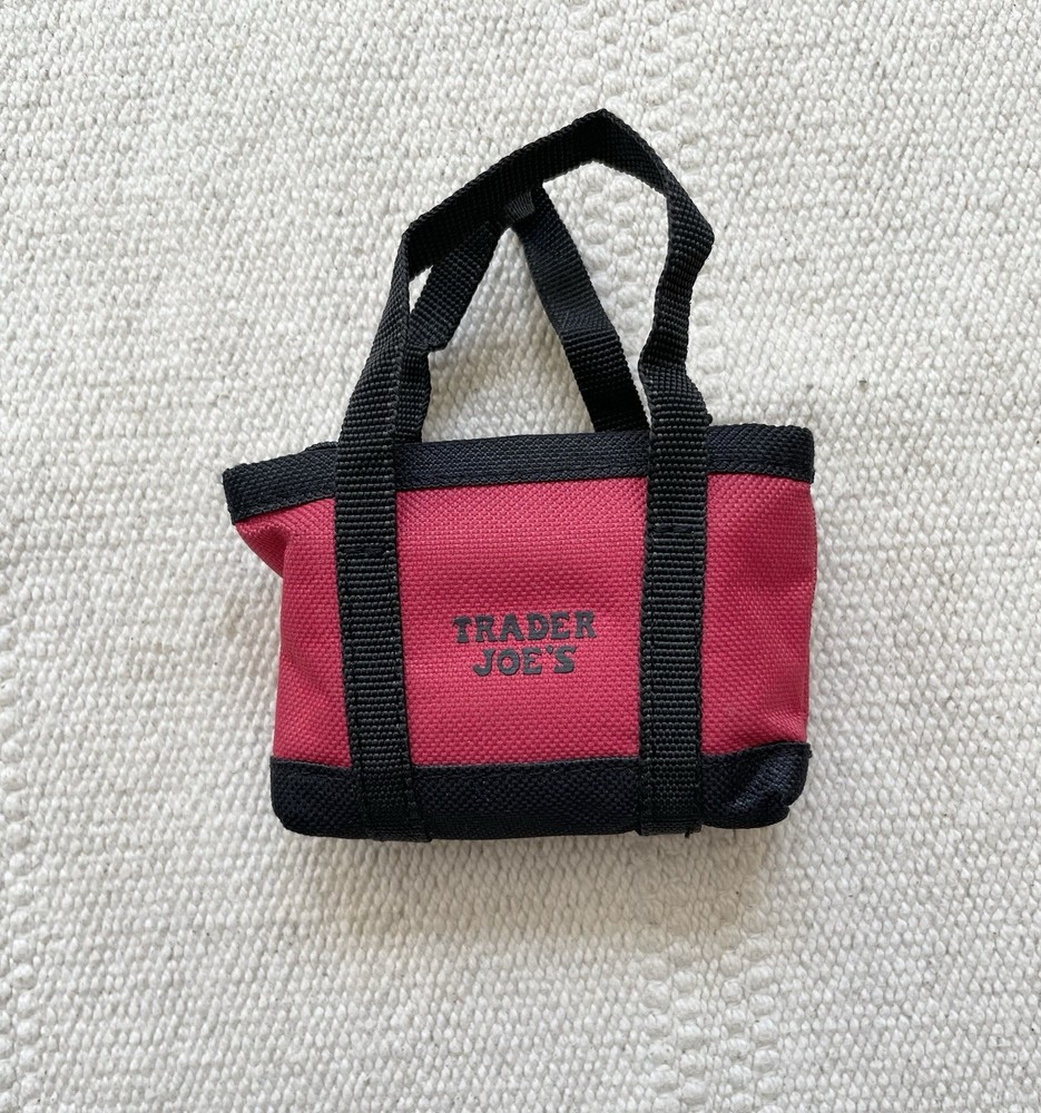 Trader Joe’s Micro Tote With Grocery Bag 2 In 1 Mini Ltd Edition NEW