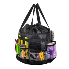 Circular Hairdressing Bag, 2 Piece Set 12.5 X X Inches, Black
