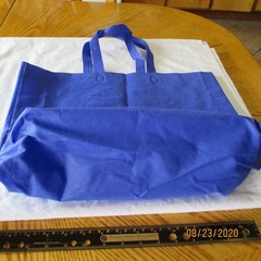 New BLUE BAG REUSABLE Shoulder BAG Grocery Shopping Multi-Purpose Bag Medium Bag