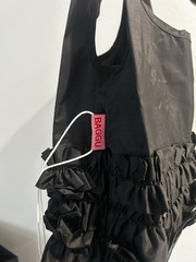 BAGGU x Molly Goddard Baby Ruffle Tote Bag Black 10.5x4x16.5
