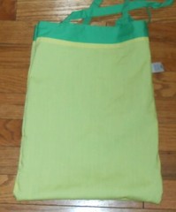OLD NAVY GREEN “ST. PATRICKS DAY OLD NAVY” COTTON TOTE BAG – ONE SIZE
