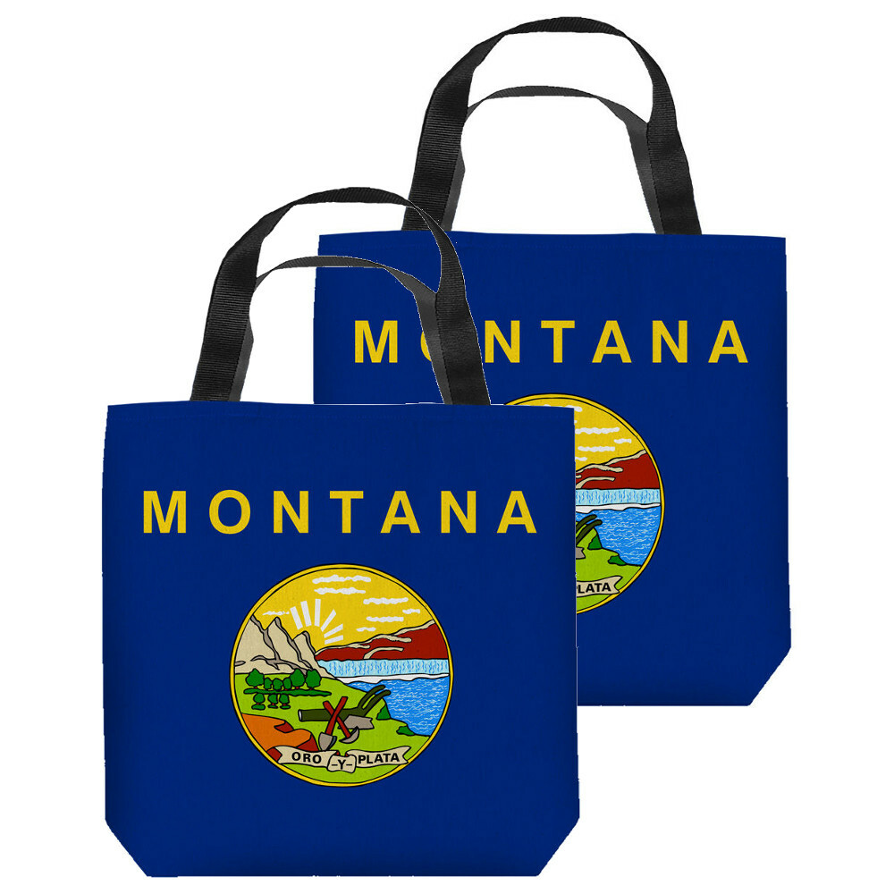 Montana Flag Tote Bag – 3 Sizes