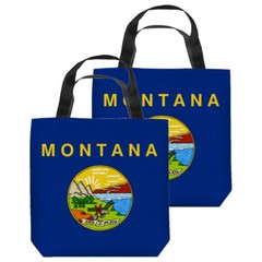Montana Flag Tote Bag – 3 Sizes