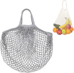 1-Pack Cotton Mesh Bag, Reusable Washable Mesh Net String Grocery Bags, Reusa…