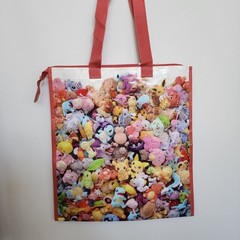 Pokémon Center Japan Pikachu Tote Bag Medium Shopper New Pink Trim