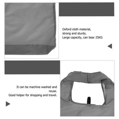 1 Set 4 Pcs Oxford Cloth Large Size Foldable Shopping Bags Portable Bags